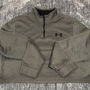 Under Armour Charcoal Quarter-Zip Pullover VGUC